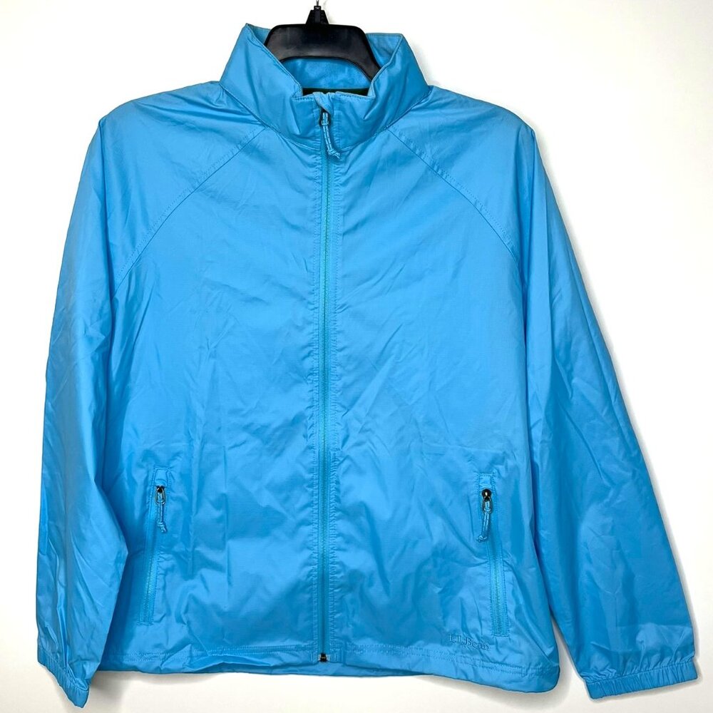 LL Bean Lightweight Multisport Full Zip Hooded Jacket, Size Large, NEW